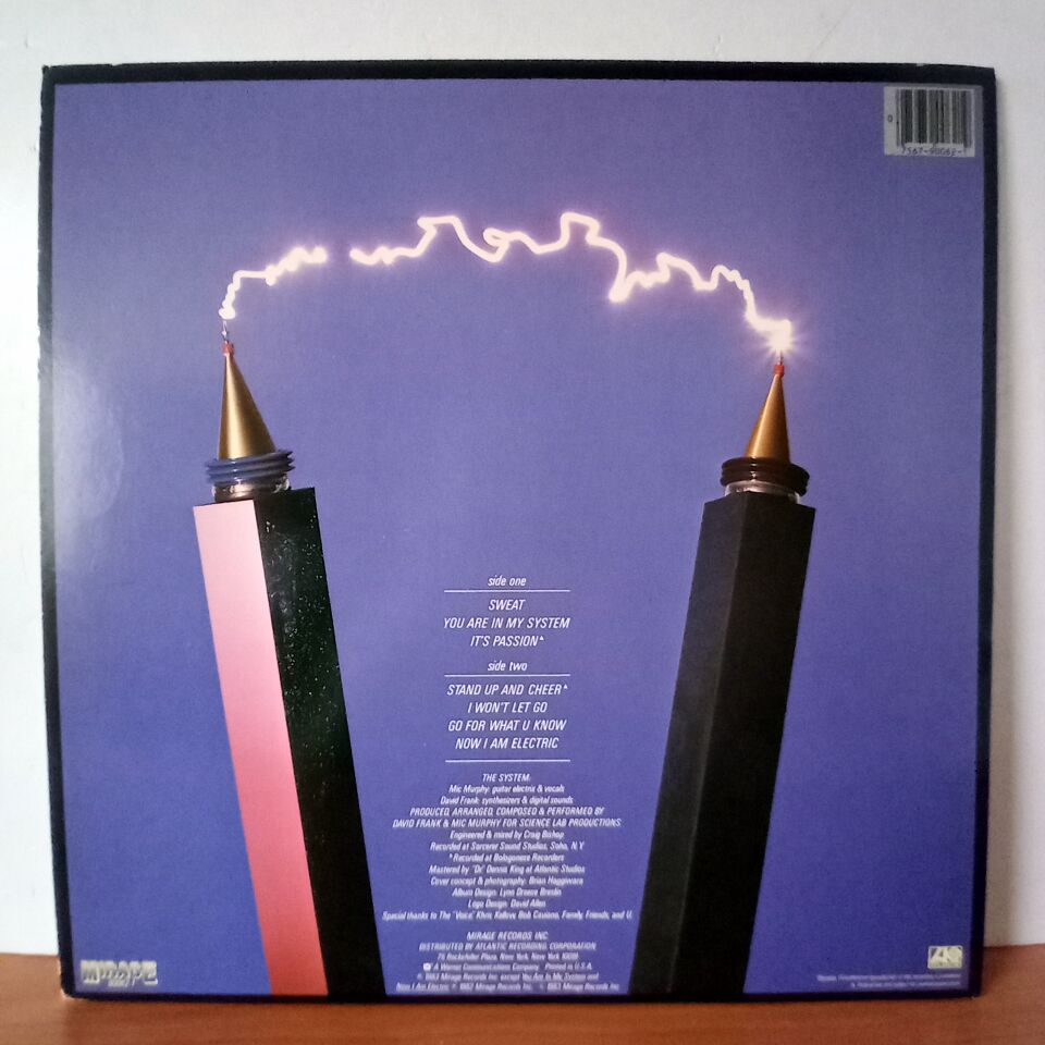 THE SYSTEM – SWEAT (1983) - LP 2.EL PLAK