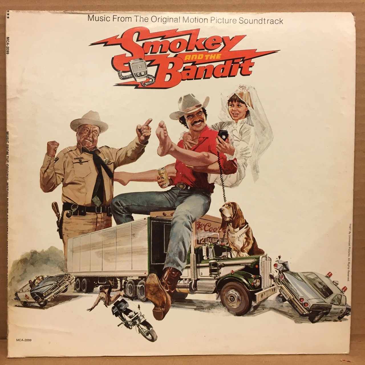 SMOKEY AND THE BANDIT SOUNDTRACK BILL JUSTIS & JERRY REED 1977 2.EL PLAK