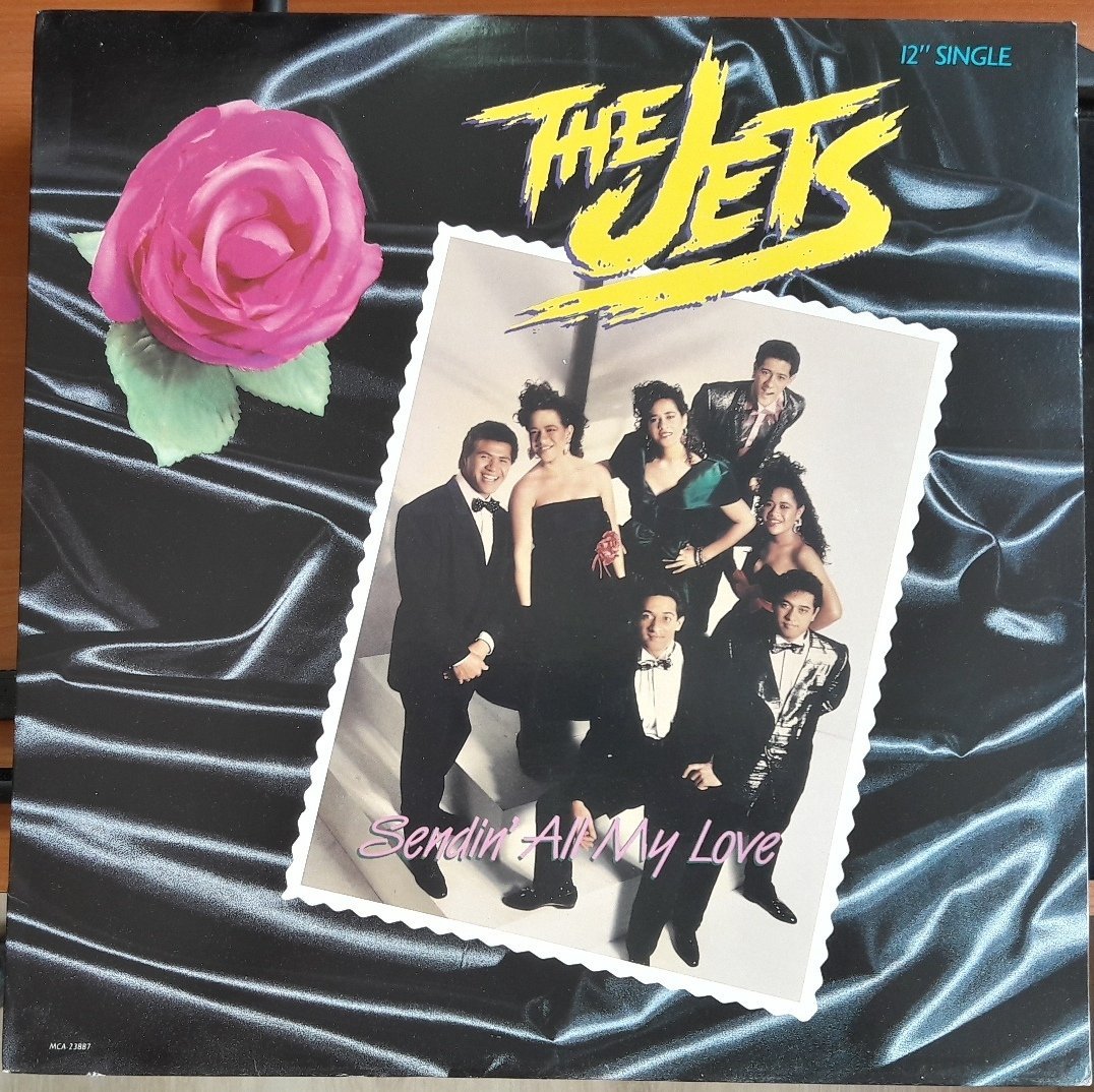 JETS - SENDIN' ALL MY LOVE (1988) - 12'' MAXI SINGLE PLAK 2.EL
