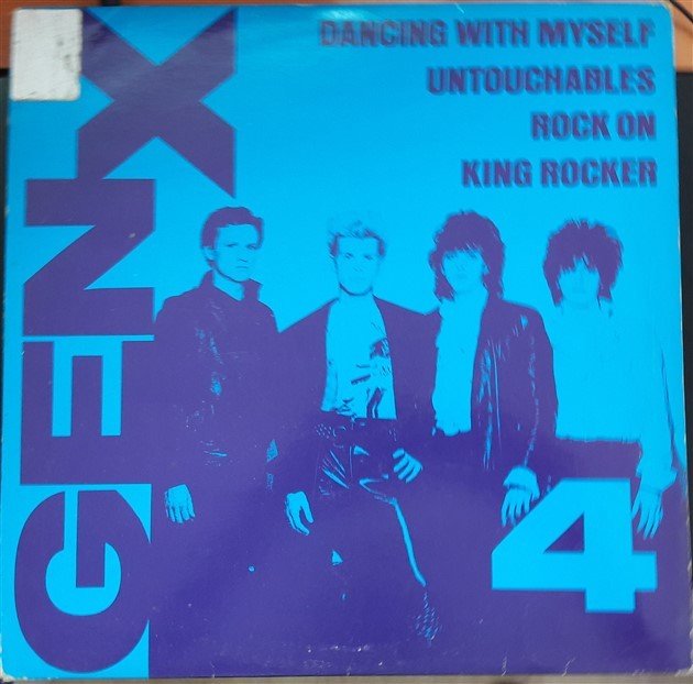 GEN X - DANCING WITH MYSELF (1981) - 12'' MAXI SINGLE PLAK 2.EL (BILLY IDOL)