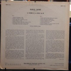 DUPRÉ: LE CHEMIN DE LA CROIX, WOLFRAM GEHRING - PLAK 2.EL