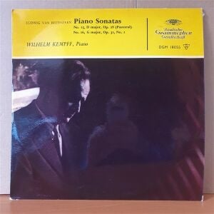 LUDWIG VAN BEETHOVEN / PIANO SONATAS NO.15, NO.16 / WILHELM KEMPFF - LP 2.EL PLAK