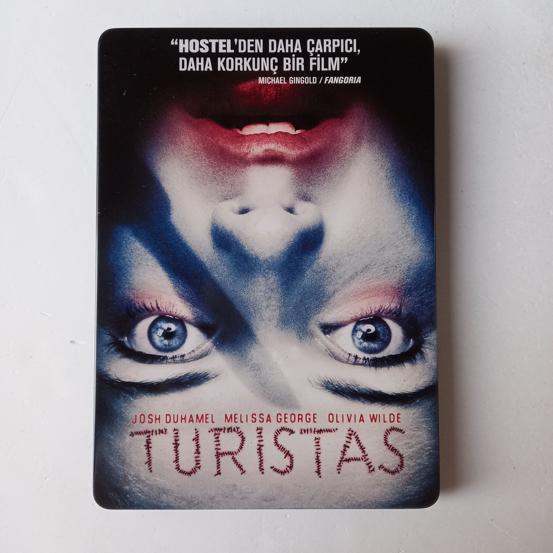 TURISTAS - JOSH DUHAMEL - MELISSA GEORGE - OLIVIA WILDE - METAL KUTU DVD 2.EL