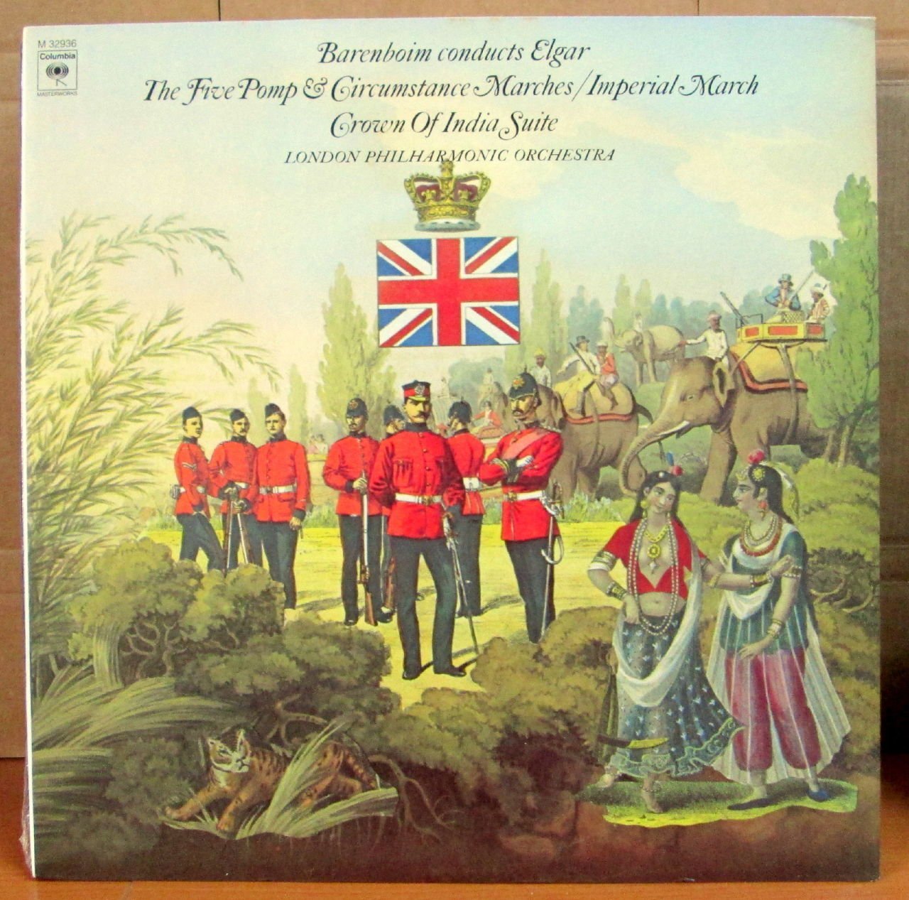 BARENBOIM CONDUCTS ELGAR Marches LP 2.EL