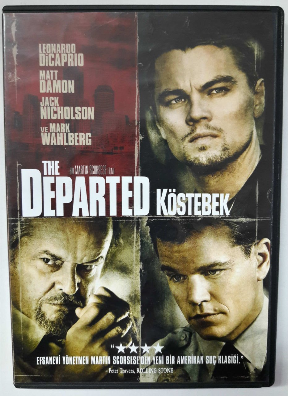 The DEPARTED - KÖSTEBEK - LEONARDO DiCAPRIO - MATT DAMON - JACK NICHOLSON - MARK WAHLBERG - MARTIN SCORSESE - DVD 2.EL