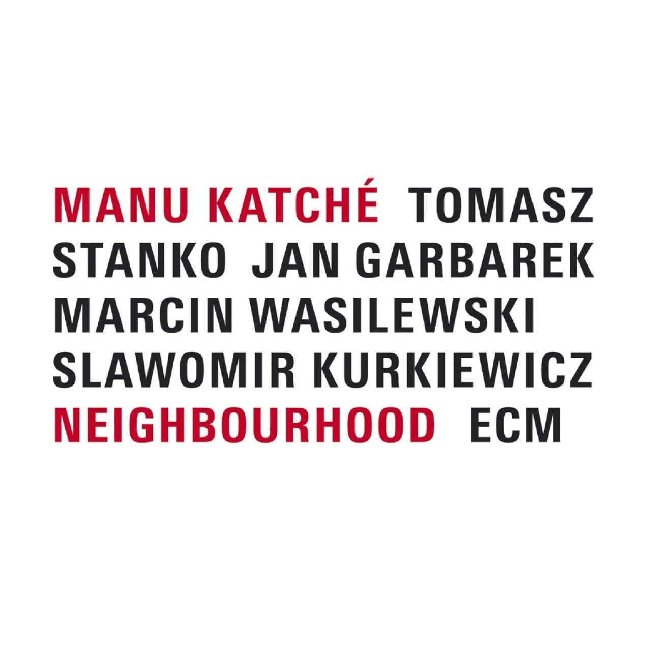 MANU KATCHE - NEIGHBOURHOOD  (2005) - LP 2019 EDITION ECM RECORDS SIFIR PLAK