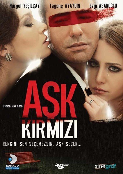 AŞK KIRMIZI - NURGÜL YEŞİLÇAY - TAYANÇ AYAYDIN - OSMAN SINAV - DVD SIFIR