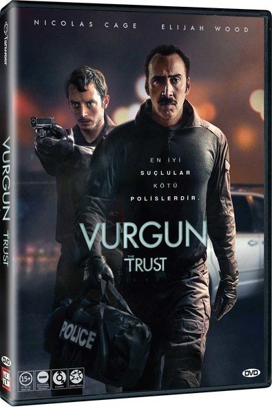 VURGUN - THE TRUST - NICOLAS CAGE - ELIJAH WOOD - DVD SIFIR