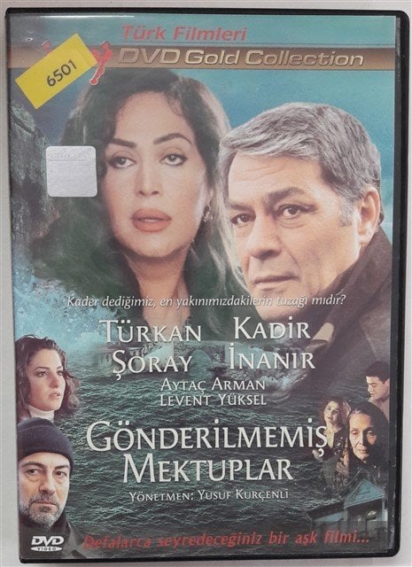 GÖNDERİLMEMİŞ MEKTUPLAR - TÜRKAN ŞORAY - KADİR İNANIR - YUSUF KURÇENLİ - DVD 2.EL
