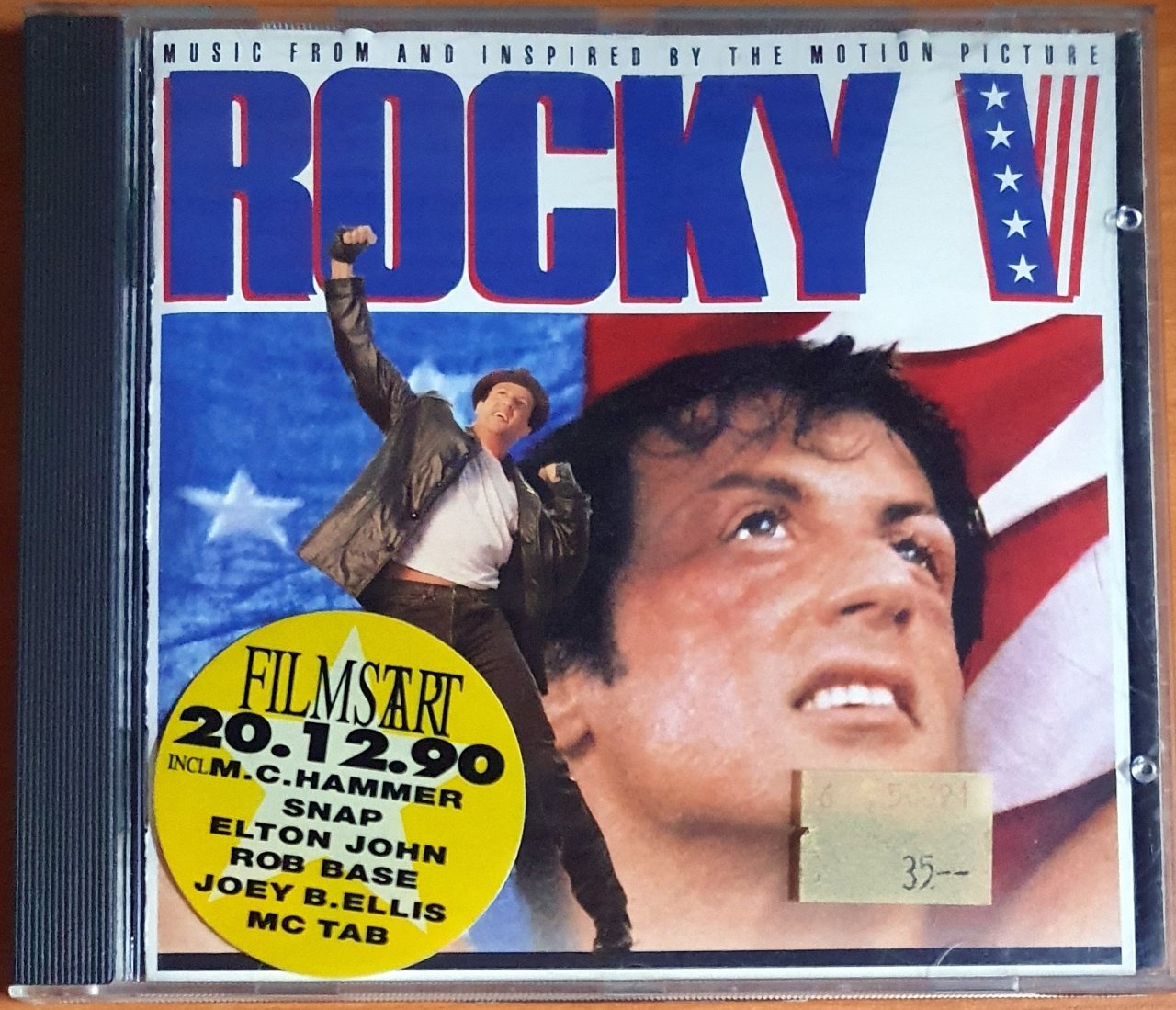 ROCKY V SOUNDTRACK / MC HAMMER, SNAP, ELTON JOHN, ROB BASE, MC TAB (1990) - CD 2.EL