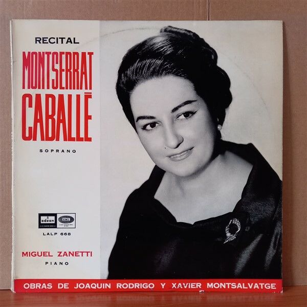 MONTSERRAT CABALLE – RECITAL (1964) - LP 2.EL PLAK