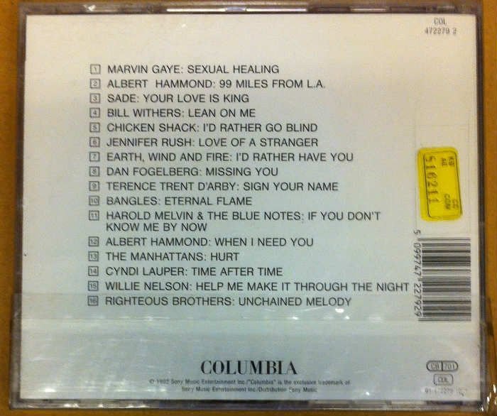 INTO THE NIGHT KARIŞIK SLOW CD 2.EL