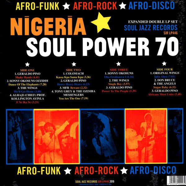 NIGERIA SOUL POWER 70 - VARIOUS ARTISTS (2019) - 2LP COMPILATION AFRO BEAT AFRO FUNK SIFIR PLAK
