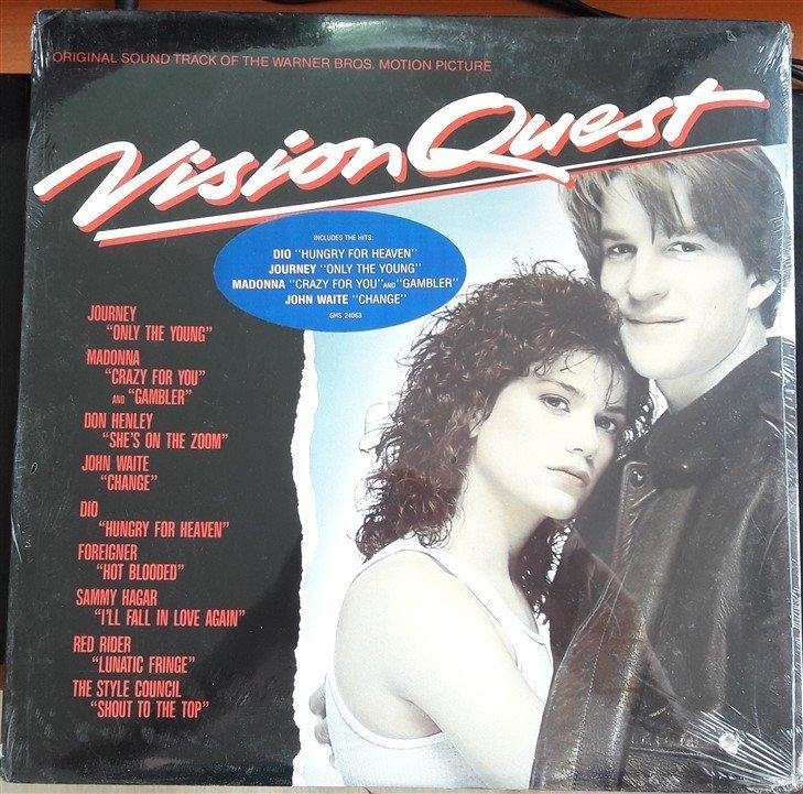 VISION QUEST - SOUNDTRACK - PLAK SIFIR