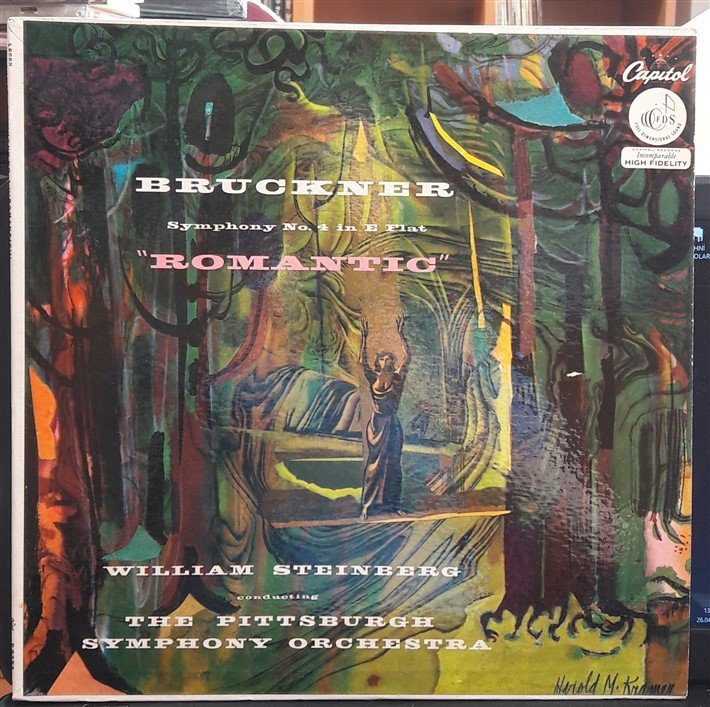 BRUCKNER: SYMPHONY NO. 4 ''ROMANTIC'' WILLIAM STEINBERG - PLAK 2.EL