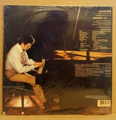 SCHUMANN - HUMORESKE / FANTASIESTUCKE / EMANUEL AX (PIANO) (1982) - LP DÖNEM BASKI SIFIR PLAK