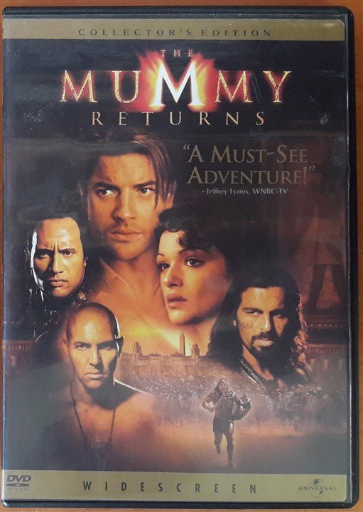 THE MUMMY RETURNS - BRENDAN FRASER - RACHEL WEISZ - DVD 2.EL 1. BÖLGE TR ALTYAZI YOKTUR