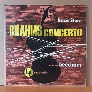 BRAHMS CONCERTO IN D MAJOR FOR VIOLIN AND ORCHESTRA OP.77 / ISAAC STERN, SIR THOMAS BEECHAM, ROYAL PHILHARMONIC ORCHESTRA - LP 2.EL PLAK