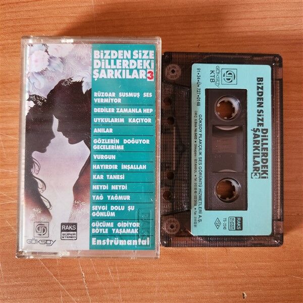 BİZDEN SİZE DİLLERDEKİ ŞARKILAR 3 (1991) - KASET 2.EL