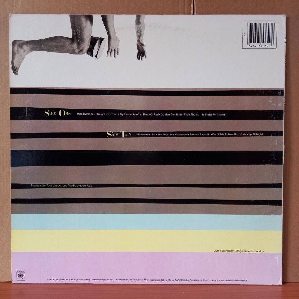 THE BOOMTOWN RATS – MONDO BONGO (1981) - LP 2.EL PLAK