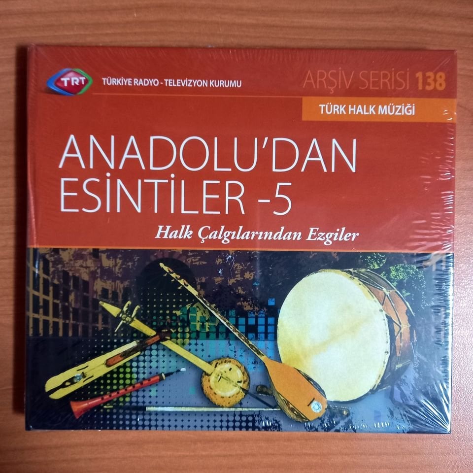 ANADOLU'DAN ESİNTİLER-5 / TÜRK HALK MÜZİĞİ /TRT ARŞİV SERİSİ 138 - CD SIFIR