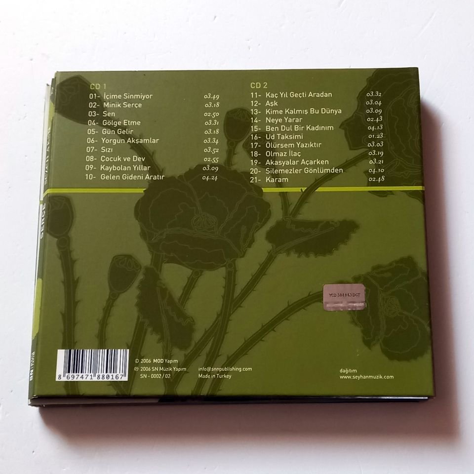 SEZEN AKSU - SERÇE - 2CD DIGIPAK İKİNCİ EL
