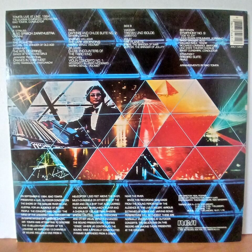 TOMITA – LIVE AT LINZ, 1984 / THE MIND OF THE UNIVERSE (1985) - LP 2.EL PLAK