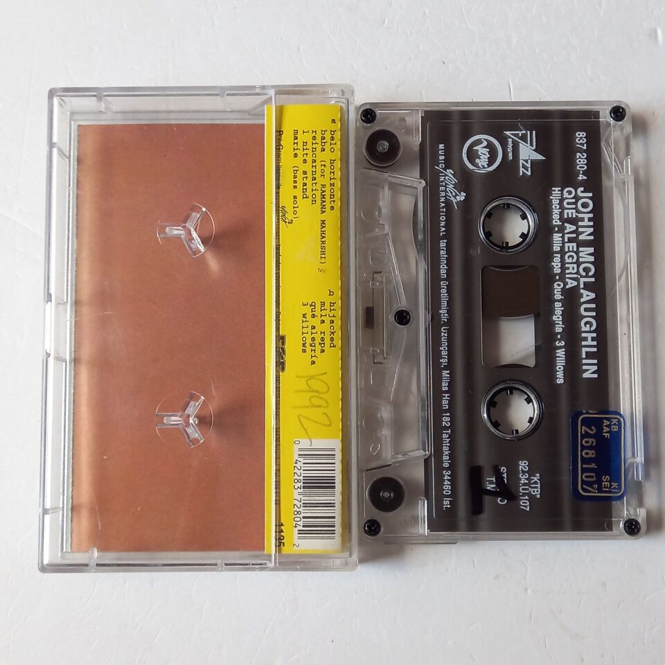 JOHN MCLAUGHLIN TRIO - QUE ALEGRIA (1992) - KASET 2.EL