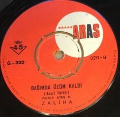ZALİHA - REYHAN (AZERİ TÜRKÜ) / BAĞIMDA ÜZÜM KALDI (AZERİ TÜRKÜ) 7'' 45 DEVİR