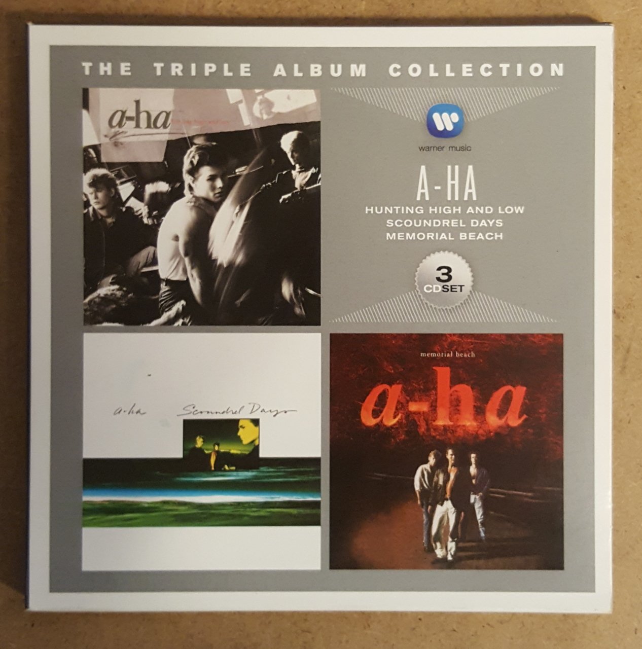 A-HA - TRIPLE ALBUM COLLECTION (2012) - CD CARDSLEEVE DIGIPACK 2.EL