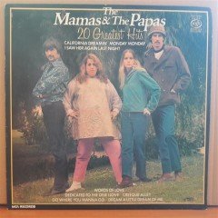 THE MAMAS & THE PAPAS - 20 GREATEST HITS (1980) - PLAK 2.EL