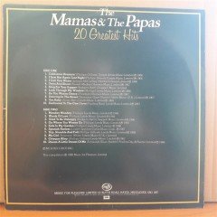 THE MAMAS & THE PAPAS - 20 GREATEST HITS (1980) - PLAK 2.EL