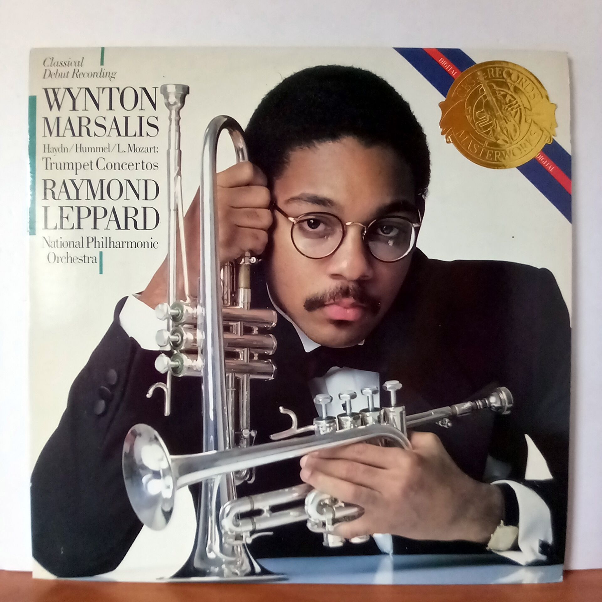 WYNTON MARSALIS, HAYDN / HUMMEL / L. MOZART, RAYMOND LEPPARD, NATIONAL PHILHARMONIC ORCHESTRA – TRUMPET CONCERTOS (1983) - LP 2.EL PLAK
