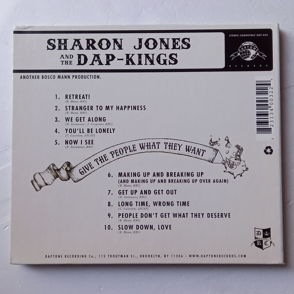 SHARON JONES & THE DAP-KINGS – GIVE THE PEOPLE WHAT THEY WANT (2014) - CD DIGIPAK 2.EL