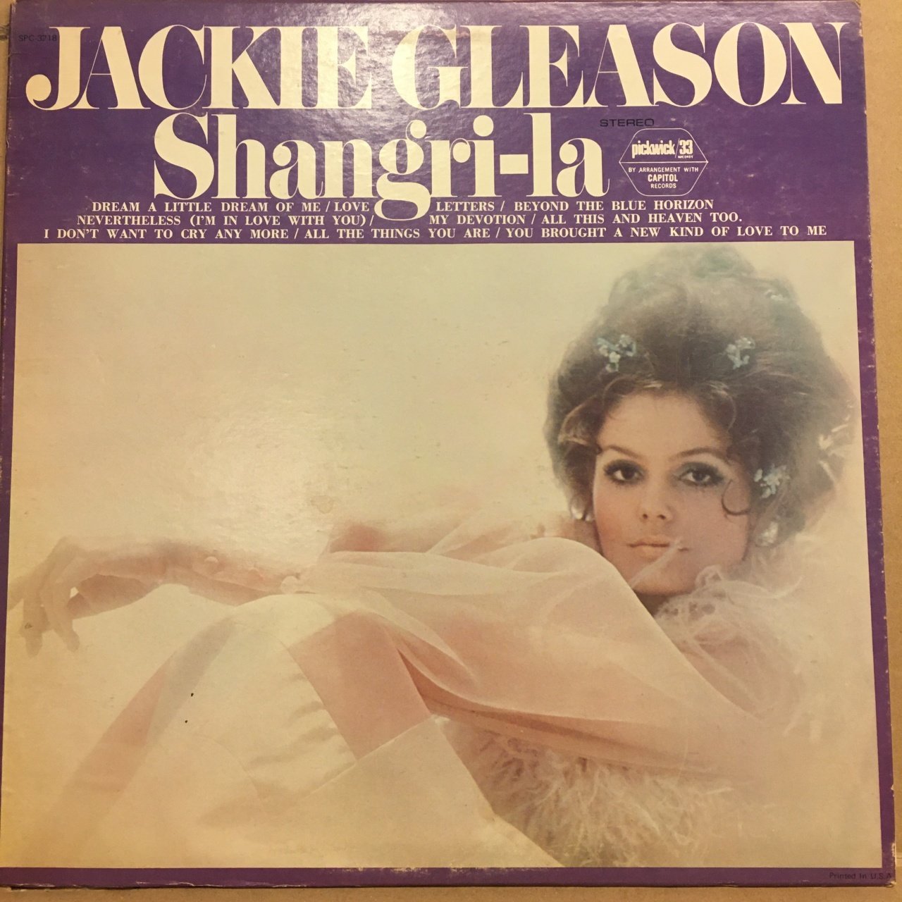 JACKIE GLEASON - SHANGRI-LA (1966) REISSUE 2.EL PLAK