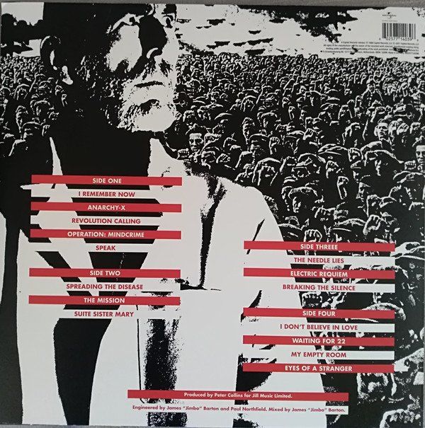 QUEENSRYCHE - OPERATION: MINDCRIME (1988) - 2LP 2021 EDITION SIFIR PLAK
