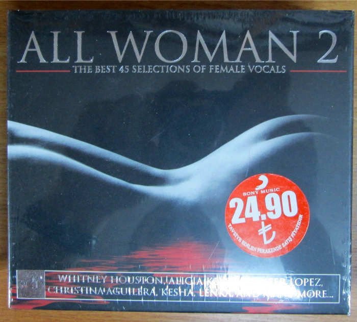 ALL WOMAN 2 - ALICE KEYS KESHA LENKA.. 3CD SIFIR