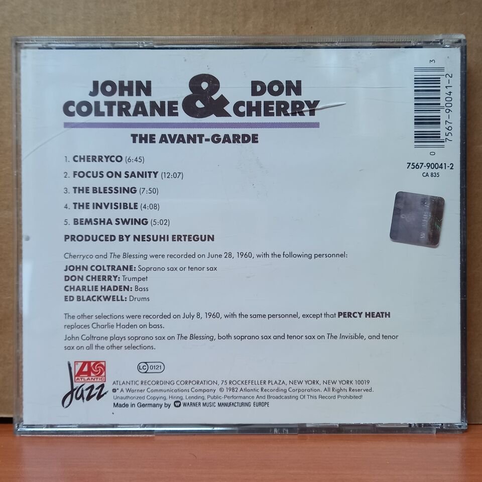 JOHN COLTRANE & DON CHERRY – THE AVANT GARDE - CD 2.EL