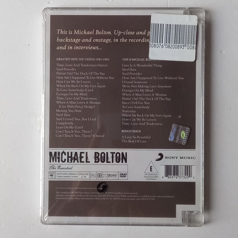 MICHAEL BOLTON - THE ESSENTIAL - DVD AMBALAJINDA SIFIR