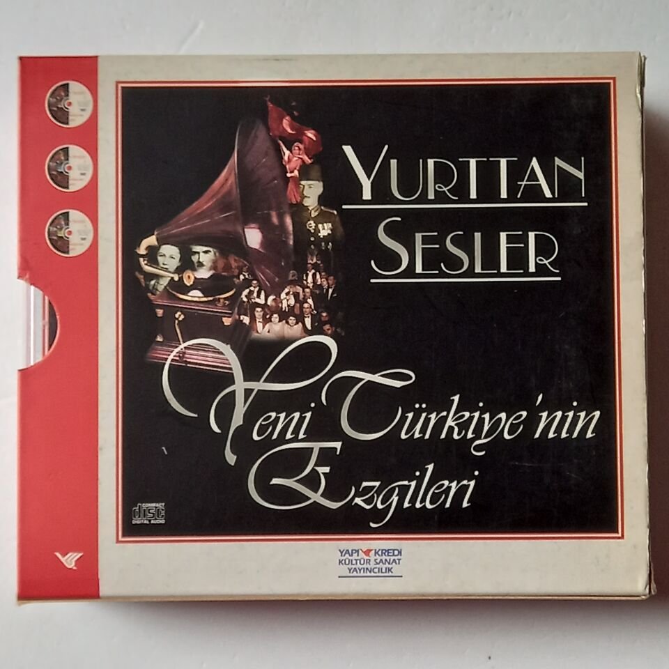 YURTTAN SESLER - YENİ TÜRKİYE'NİN EZGİLERİ / THE MELODIES OF NEW TURKEY - 3CD + KİTAPÇIK  2.EL