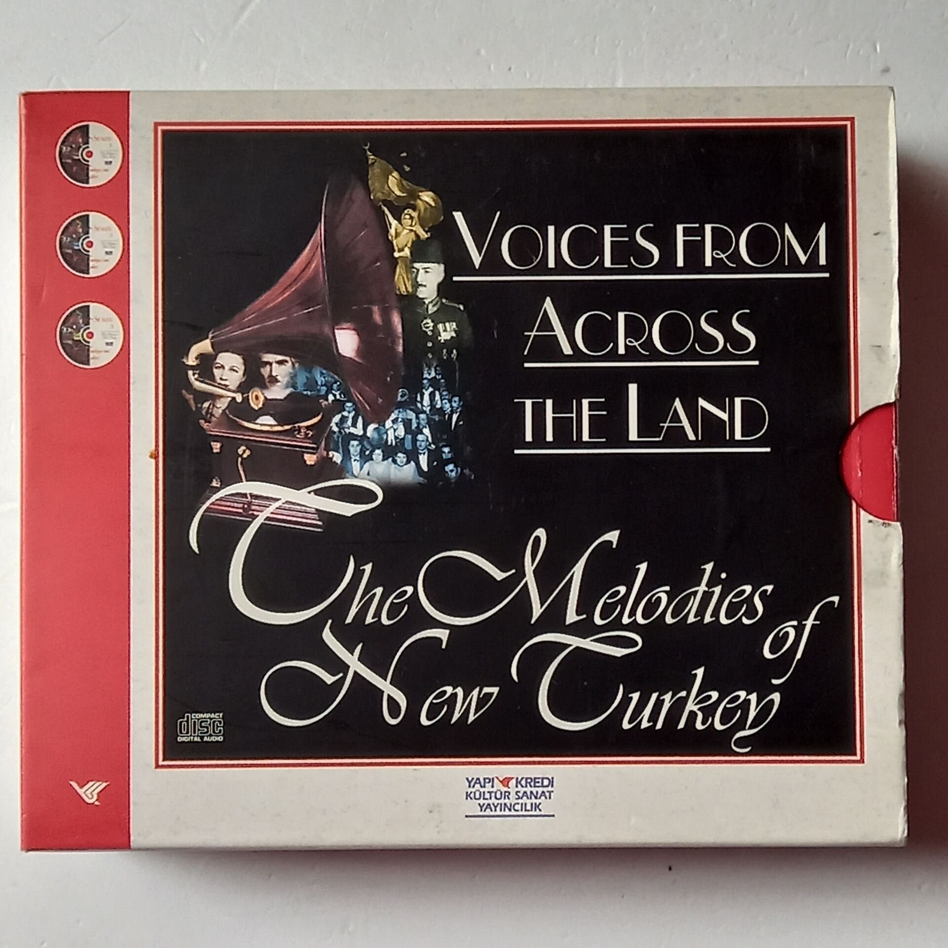 YURTTAN SESLER - YENİ TÜRKİYE'NİN EZGİLERİ / THE MELODIES OF NEW TURKEY - 3CD + KİTAPÇIK  2.EL