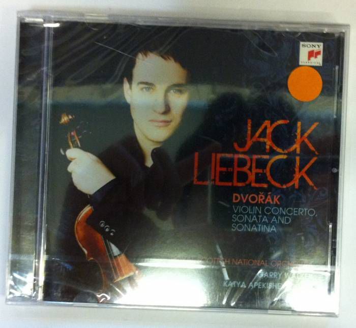 JACK LIEBECK DVORAK VIOLIN CONCERTO CD SIFIR