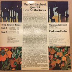 NEW BRUBECK QUARTET - LIVE AT MONTREUX (1978) 2.EL PLAK