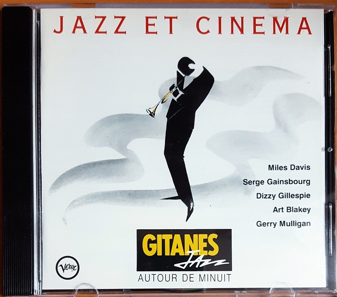 GITANES JAZZ / JAZZ ET CINEMA / MILES DAVIS, SERGE GAINSBOURG, DIZZY GILLESPIE, ART BLAKEY, GERRY MULIGAN (1989) VERVE RECORDS CD 2.EL