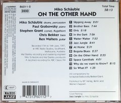 NIKO SCHAUBLE - ON THE OTHER HAND (1997) - CD NAXOS JAZZ 2.EL