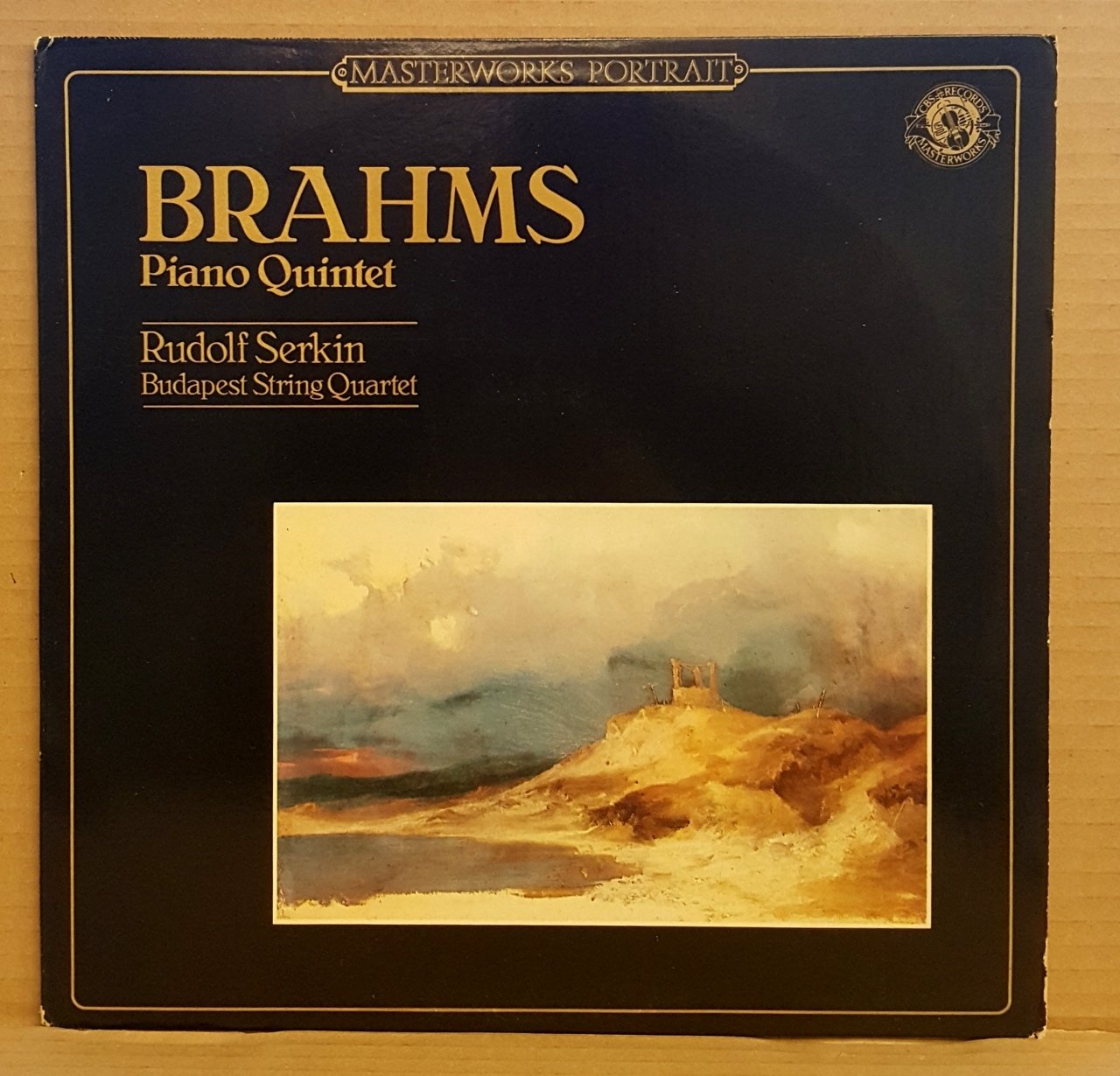 BRAHMS - PIANO QUINTET / RUDOLF SERKIN BUDAPEST STRING QUARTET (1983) - LP 2.EL PLAK