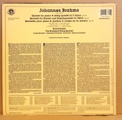 BRAHMS - PIANO QUINTET / RUDOLF SERKIN BUDAPEST STRING QUARTET (1983) - LP 2.EL PLAK