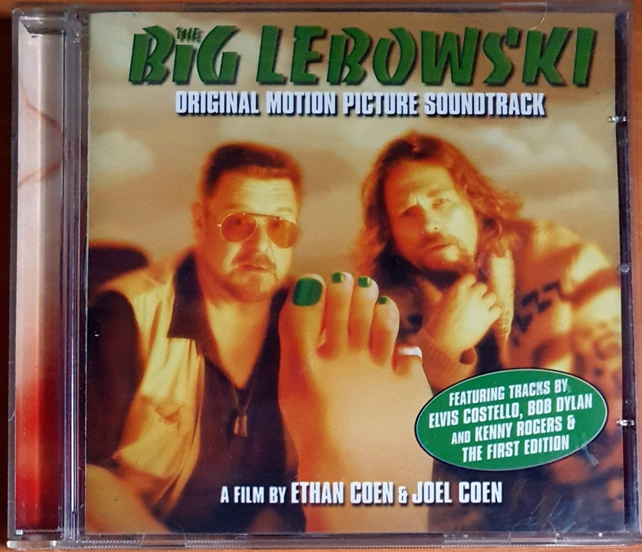 THE BIG LEBOWSKI SOUNDTRACK / ELVIS COSTELLO, BOB DYLAN, KENNY ROGERS, NINA SIMONE, HENRY MANCINI, GIPSY KINGS (1998) - CD 2.EL