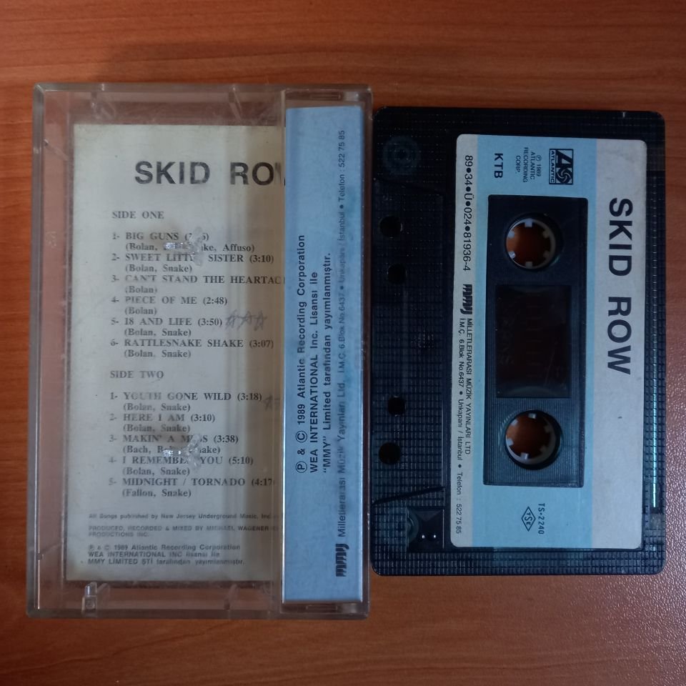 SKID ROW - SKID ROW (1989) - KASET 2.EL
