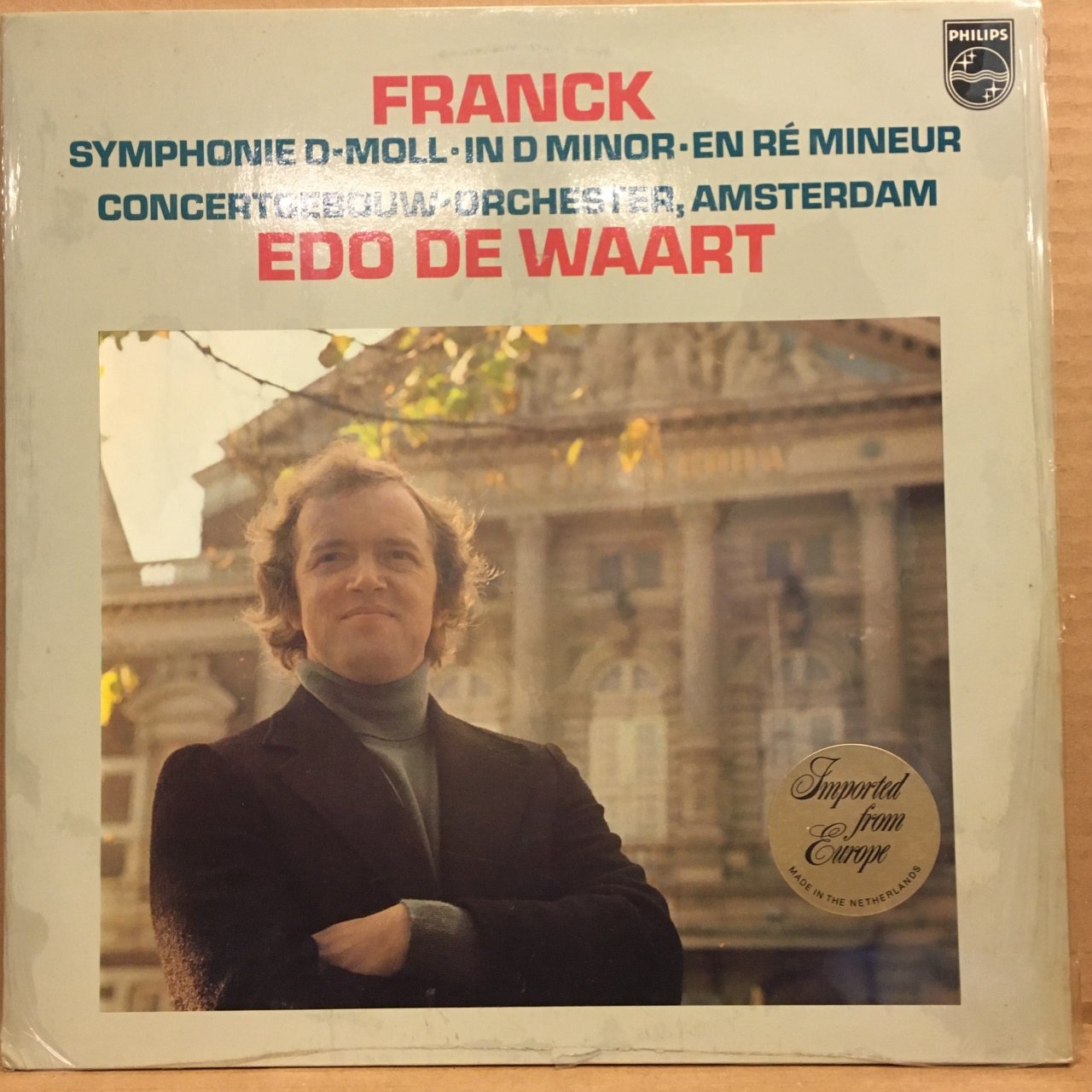 FRANCK SYMPHONY IN D MINOR, EDO DE WAART 1979 2.EL PLAK